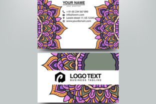 Business Card Decorative Design Template 7: Integrating Vintage Ornamental Elements into Professional Workflows