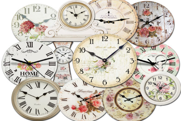 Clock Faces - Digital Watch Face: Integrating Vintage Aesthetics into Modern Design Workflows