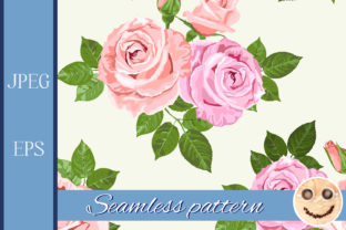 Elevating Stationery Design with a Pale Pink and Beige Roses Vector Pattern
