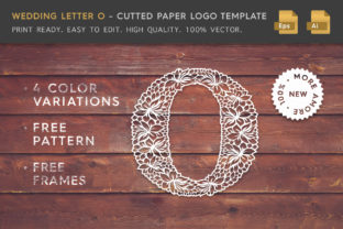 Elevating Wedding Brand Identity with the Wedding Letter O Logo Template