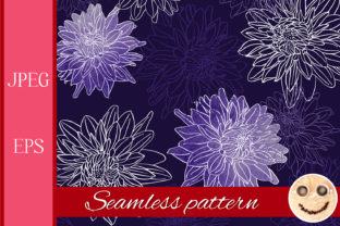 Implementing the Outline Dahlia Flowers Pattern in Textile and Apparel Design