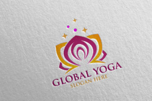 Yoga and Spa Lotus Flower Logo 35: Branding Guide