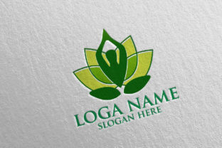 Yoga and Spa Lotus Flower Logo 66: A Versatile Branding Asset for Wellness Businesses