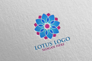 Yoga and Spa Lotus Flower Logo 7 Design Guide